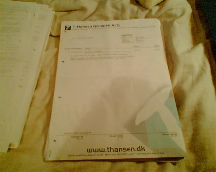 T. Hansen Kvitteringer - En enkelt kvittering mere billede 56