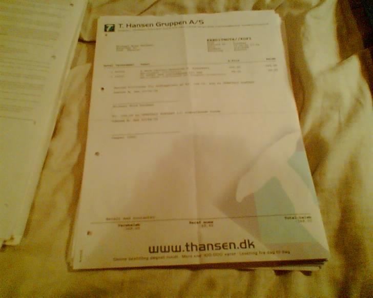 T. Hansen Kvitteringer - En enkelt kvittering mere billede 59