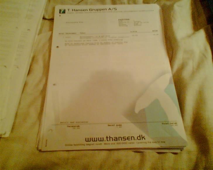 T. Hansen Kvitteringer - En enkelt kvittering mere billede 65