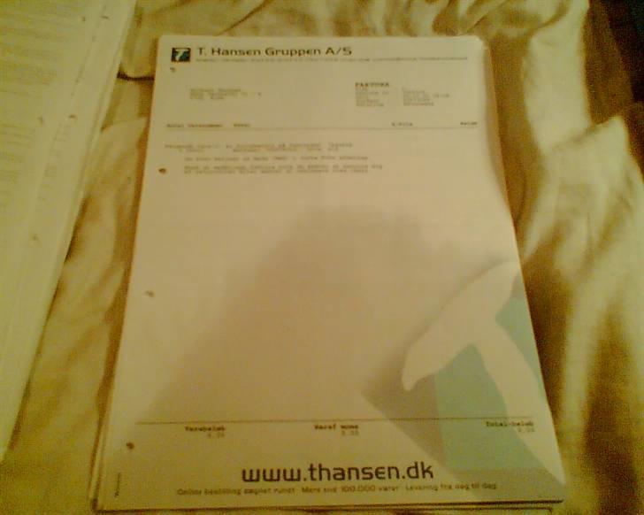T. Hansen Kvitteringer - En enkelt kvittering mere billede 70