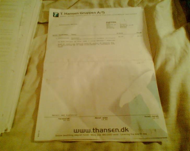 T. Hansen Kvitteringer - En enkelt kvittering mere billede 79