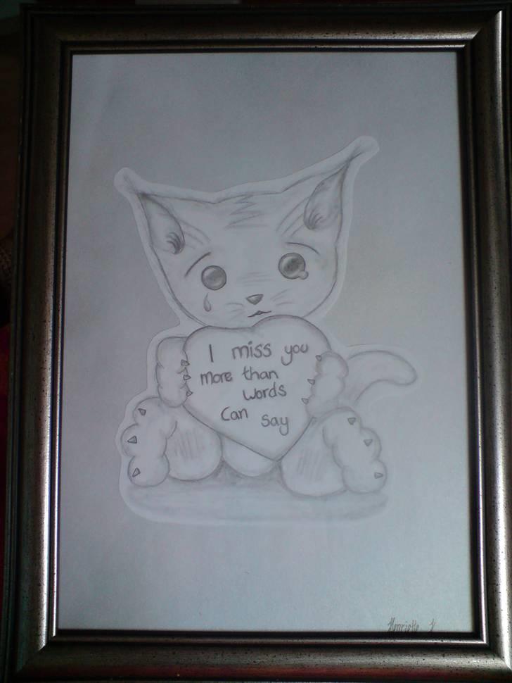 - Lidt tegninger - - - Lille kat - billede 3