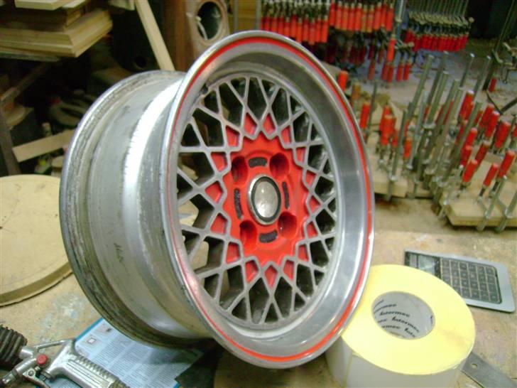 Min Safari 280 "GT"..  - Et test fælg.. ikke et af de helt renoverede billede 16