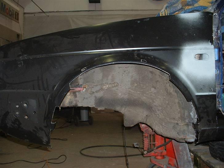 Golf 2 syncro projekt  - Venstre forskærm er blevet lavet om til G60 forskærm og der er svejst golf 4 blink i billede 22