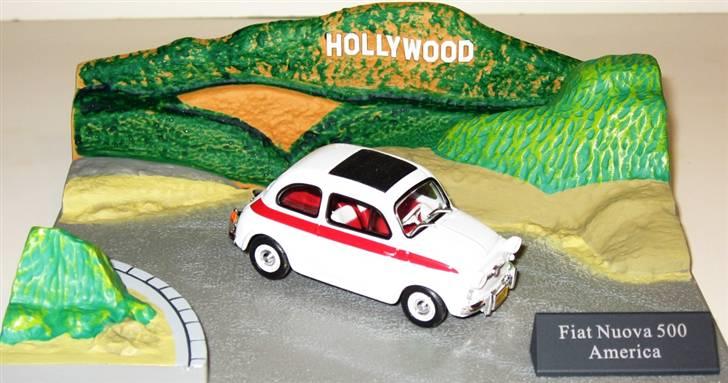 Mine 1:43 modelbiler - Atlas road cars FIAT 500 diorama billede 130