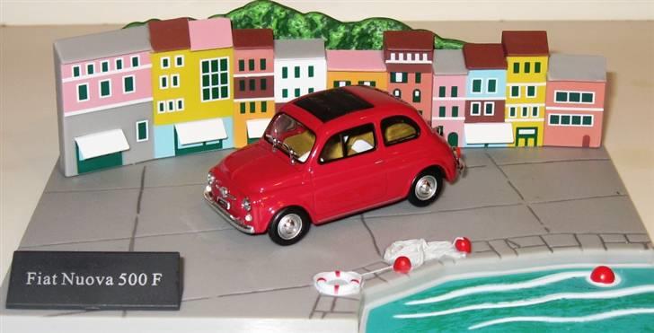 Mine 1:43 modelbiler - Atlas road cars FIAT 500 diorama billede 133