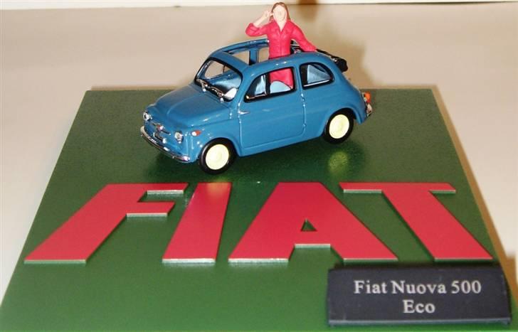 Mine 1:43 modelbiler - Atlas road cars FIAT 500 diorama billede 136