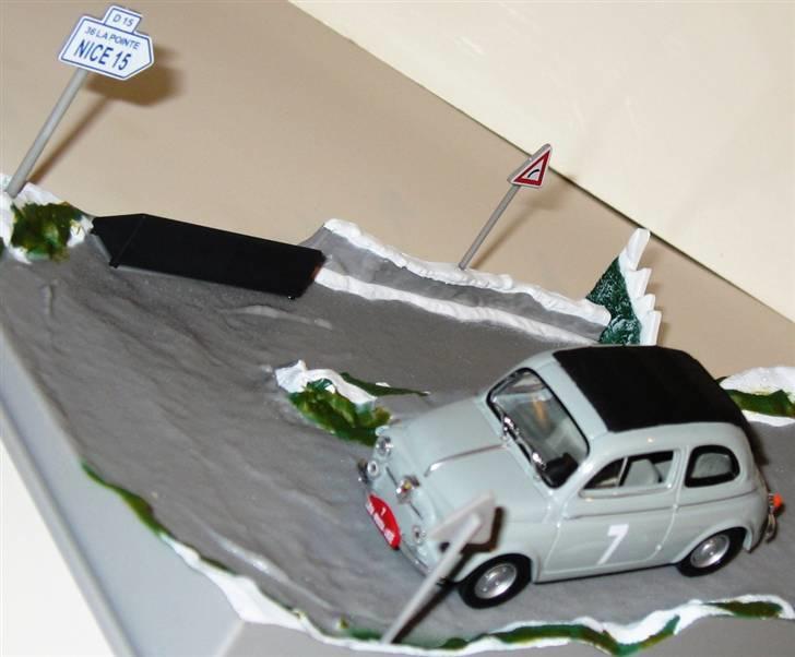 Mine 1:43 modelbiler - Atlas road cars FIAT 500 diorama billede 137