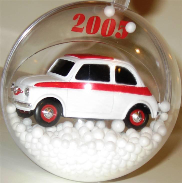 Mine 1:43 modelbiler - 2005 Julekugle med FIAT 500, Brumm billede 142