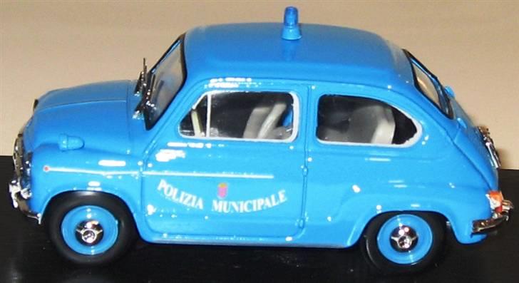 Mine 1:43 modelbiler - FIAT 600 "polizia municipale", Brumm billede 147