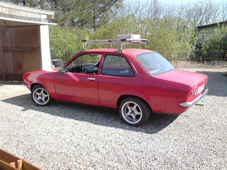 Tagbagage bærer på kadetten - Efter montering stadig lidt højt. billede 6