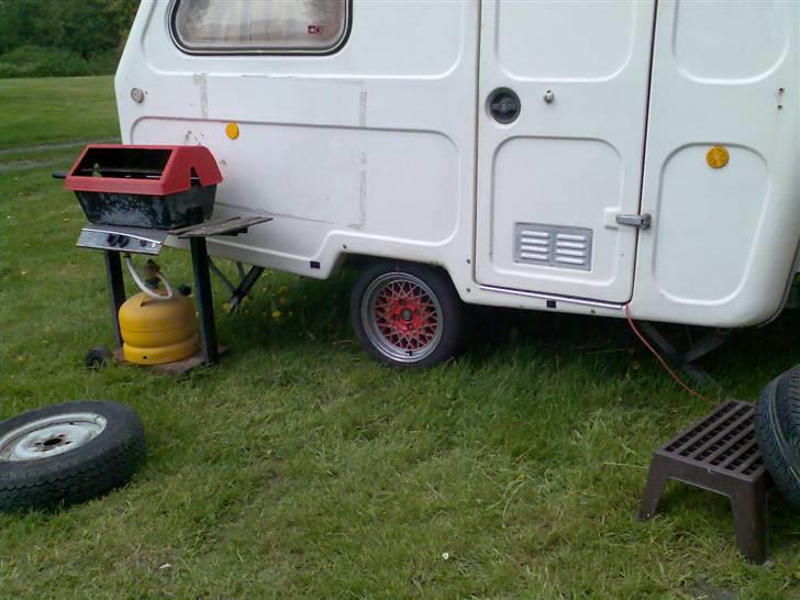 Min Safari 280 "GT"..  - Næste projekt er så justerbar undervogn.. vil kunne skrue hjulene op når den står parkeret.. billede 10