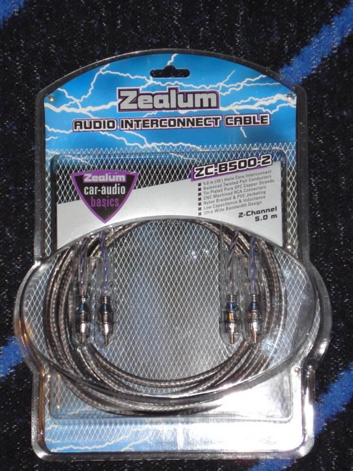 Anlæg - Zealum ZC-B500-2
- 5 Meter phonokabel
- B-serie med snoet Helix-Core
- Dobbelt afskærmning billede 11