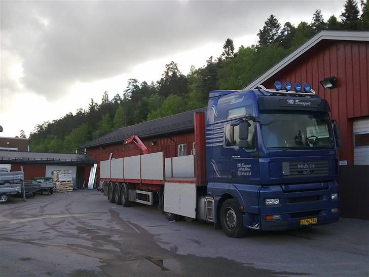 Billeder fra mine ture hos VB Transport - Var ved og få læsset trailerne af i Oslo billede 3