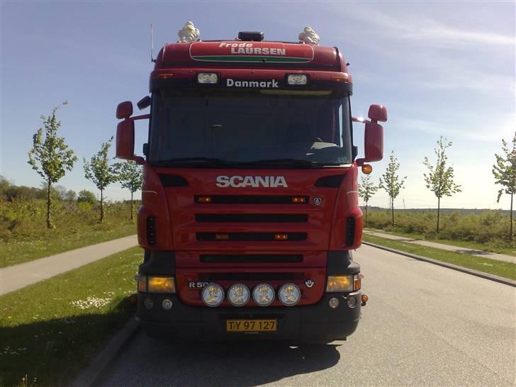 BHO Transport - Scania R500 V8 - D. 15-05/09 Færdig fra maler og opbygget igen..og nu med malet front/spejle :-) billede 15