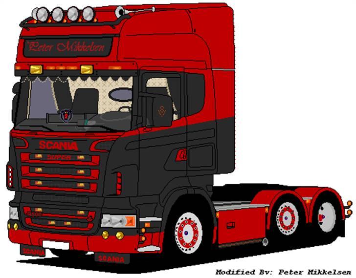 Paint tegninger af lastbiler billede 51