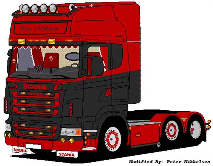 Paint tegninger af lastbiler billede 52