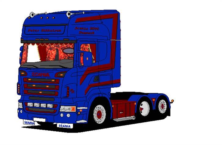 Paint tegninger af lastbiler billede 53