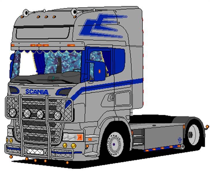 Paint tegninger af lastbiler billede 57