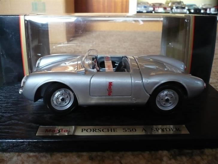 Mine modelbiler 1:18 - Porsche 550 a spyder billede 75