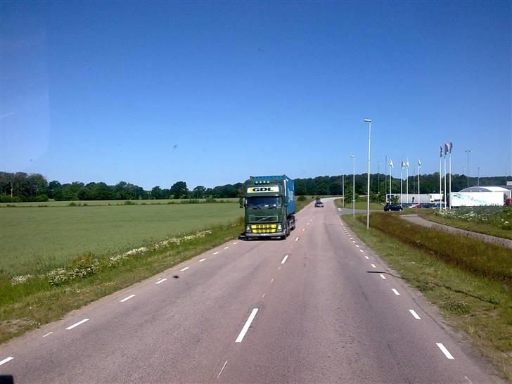 Billeder fra mine ture hos VB Transport - En gammel Anco bil på svenske plader. De er helt vilde med dem deroppe. billede 59