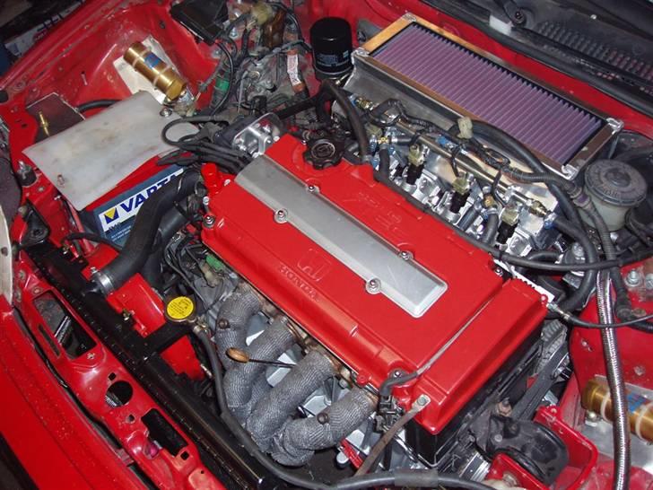 Min Nye Racer Motor Honda Vtec - Endelig Færdig. Med Hjemmelavet AluKasse til Luftfilter.. billede 8