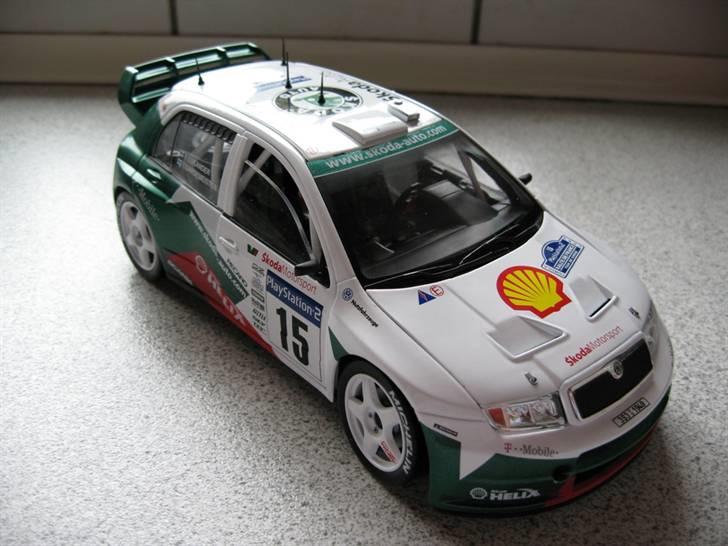 Mine Modelbiler - Skoda Fabia WRC - Solido - 1:18 billede 2