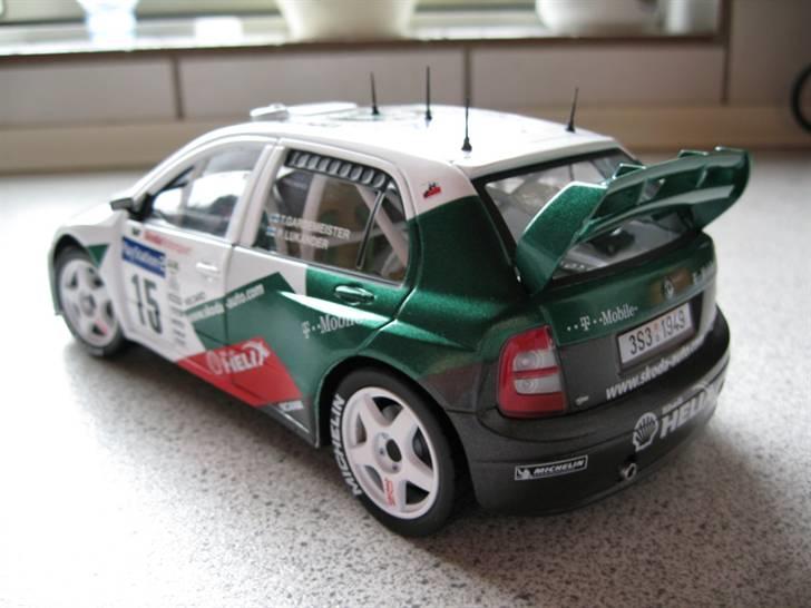 Mine Modelbiler - Skoda Fabia WRC - Solido - 1:18 billede 1