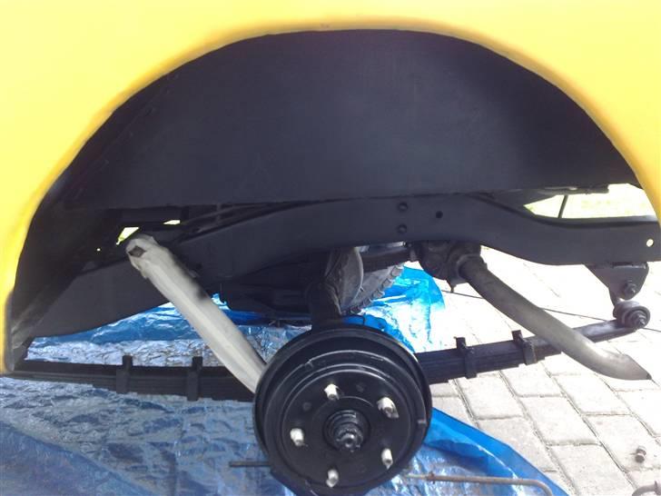 1956 Willys Jeep projekt  - Venstre bageste inderskærm billede 6