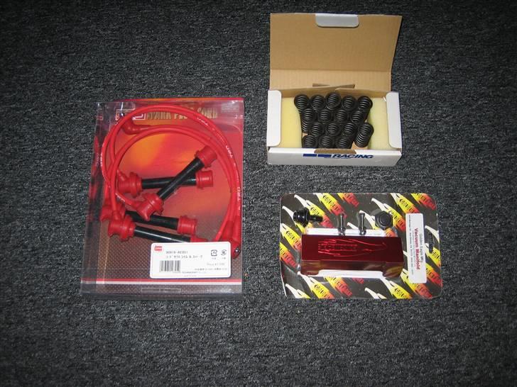 Toyota corolla ae82  - Toda ventilfjeder, TRD tændingskabler, og vacum manifold. billede 27