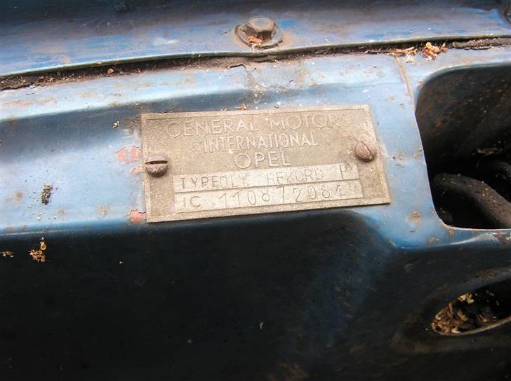 Opel olympia rekord p1 1958 billede 24