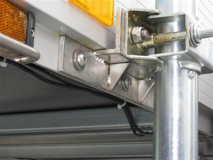 Den ny trailer..1200/960kg. - Støtteben beslag i rustfri. billede 5