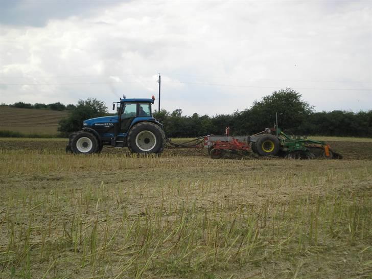 Her er lidt fra min gamle arbejds plads - Her er jeg ude og harve med min traktor billede 12