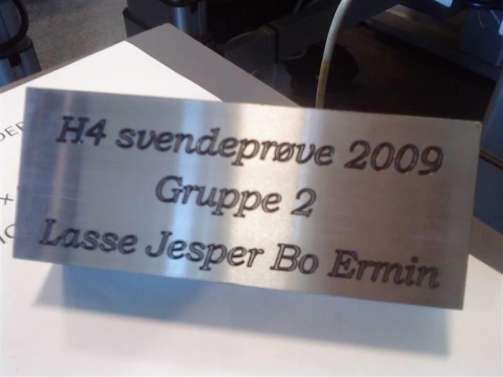 Svendeprøve industritekniker. billede 2