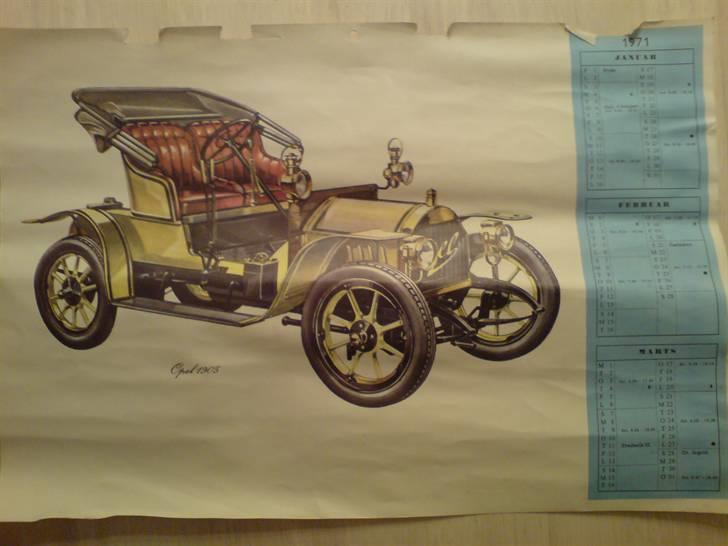 Den ultimative bil kalender - Opel fra 1905 billede 1