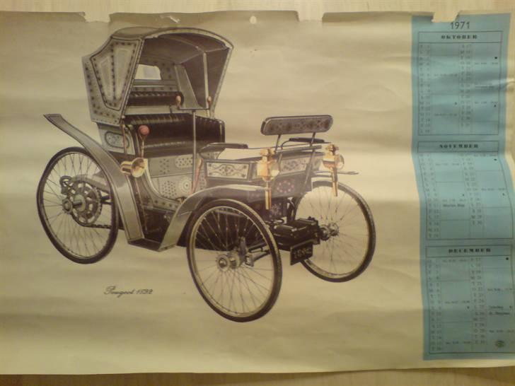 Den ultimative bil kalender - Peugeot 1892 billede 3