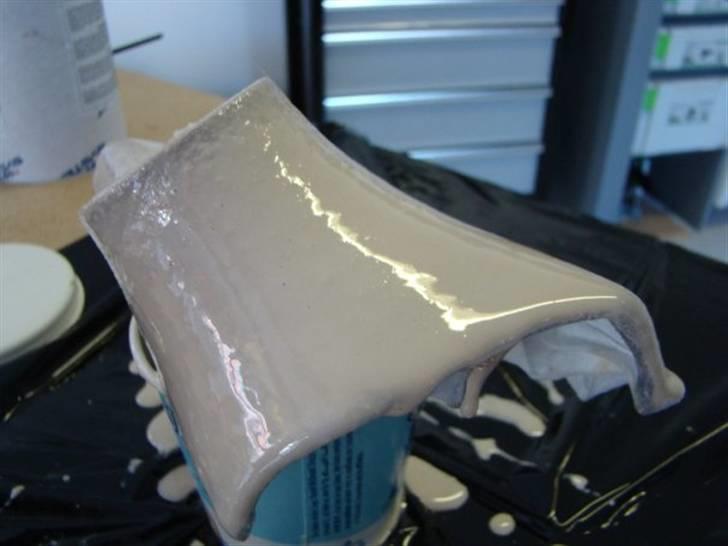 Glasfiber Dørsider - Igen. Blandingen her er som en meget tyk pandekagedej;-) billede 17