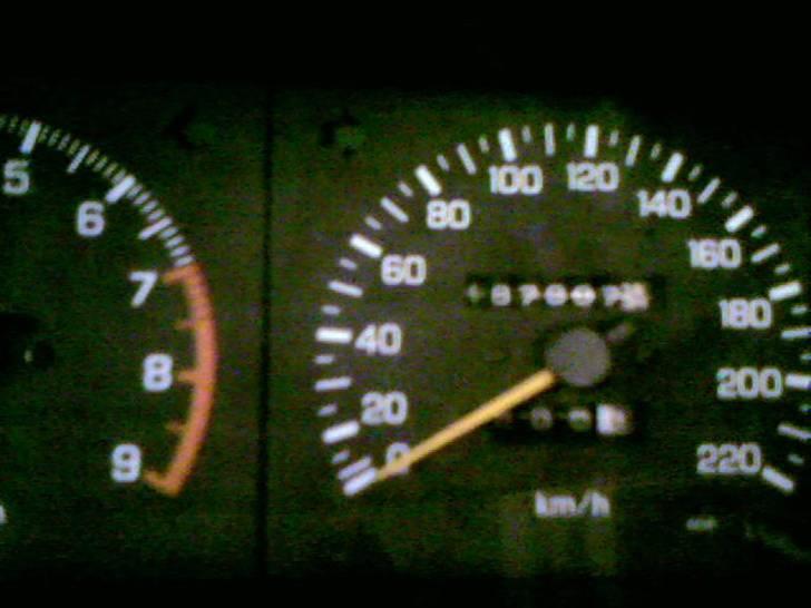 Motorskift til GTI 16v. - Det nye speedometer.. (9000omdr. - 220km/t) billede 26