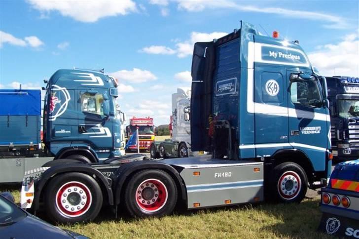 Lastbiler Kai Andersens eftf. - Kongen og Rene til lastbilshow. :-) billede 7