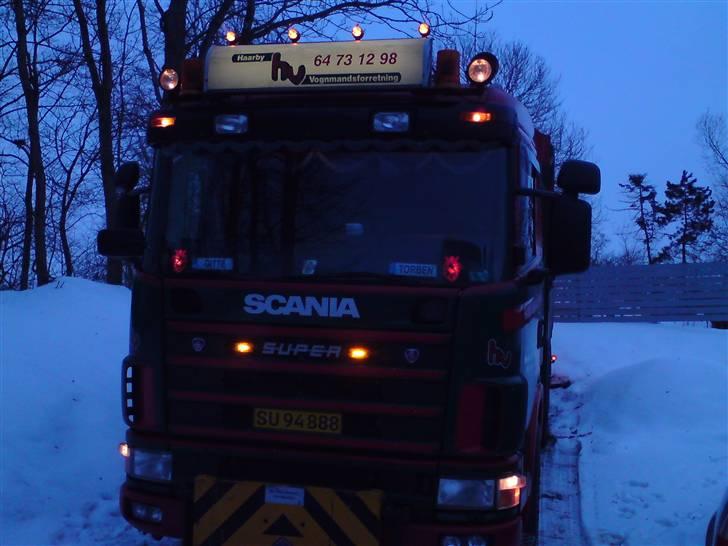 Lastbiler Kai Andersens eftf. - Min fars scania med de nye lyskasser i frontrude. billede 147