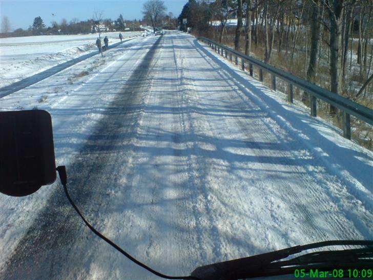 Mine Gl. lastbiler - Lidt sne her hjemmefra billede 7