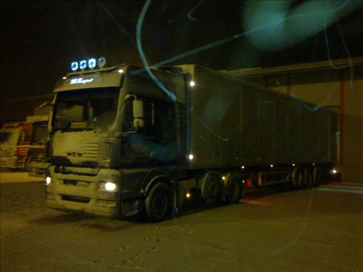 Billeder fra mine ture hos VB Transport - Det pyntede da med lidt sne på bilen :D billede 121