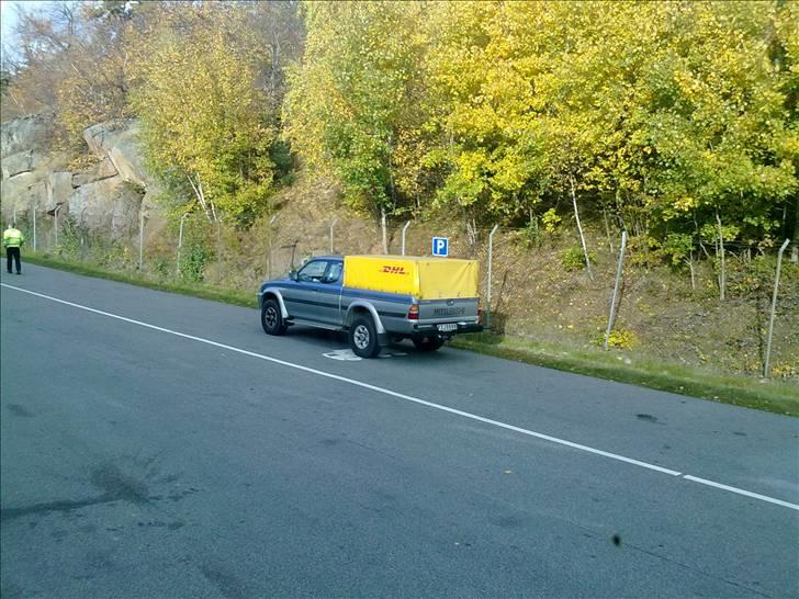 Billeder fra mine ture hos VB Transport - DHL Sverige går fanme til den med de store vogne :D billede 134