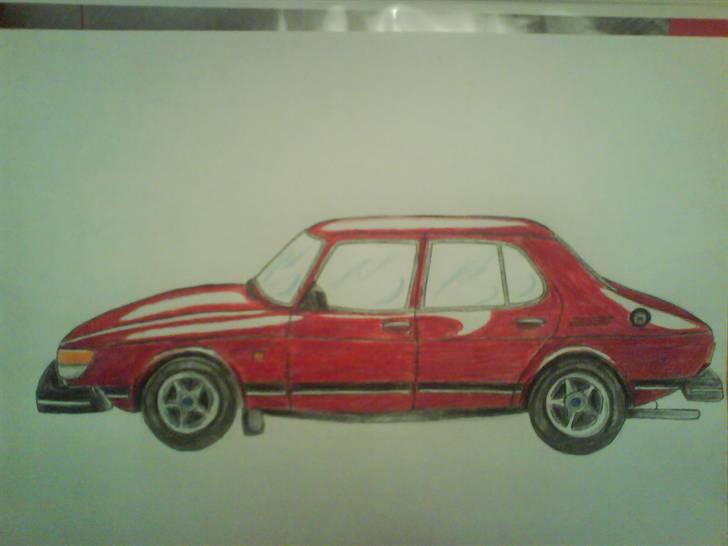Tegninger af SAAB - Min gamle 99'er billede 6