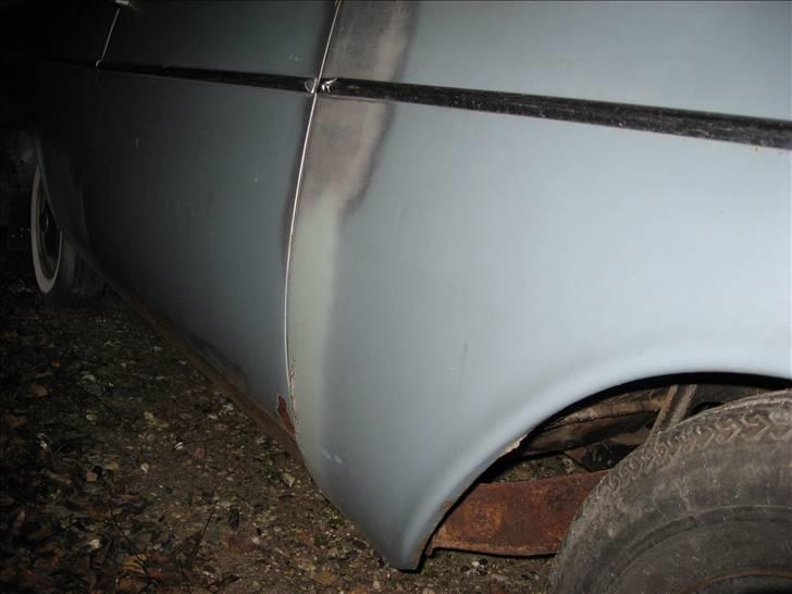 Renovering af Opel Rekord p2 1700 - 1961 - Rust hele vejen op i forskærmen,.. billede 8