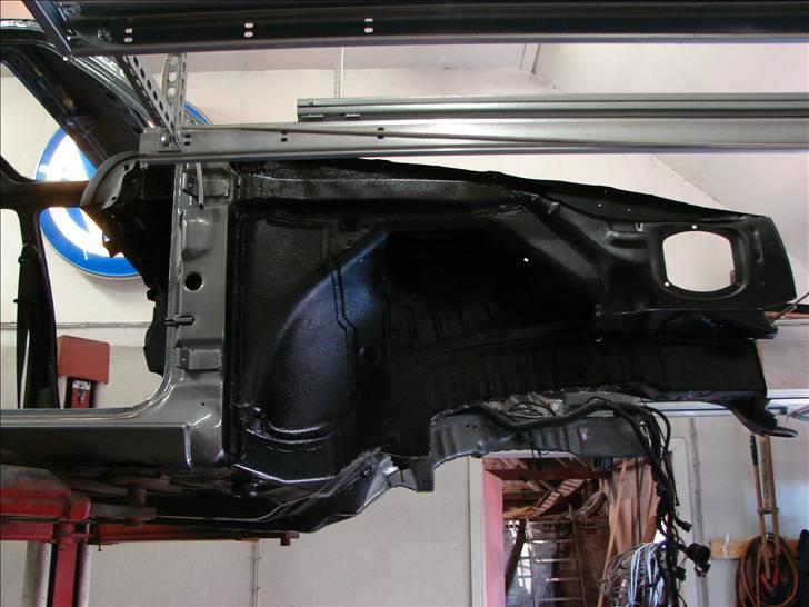 Golf 2 syncro projekt  - D.10-4-10 bunden og skærmkanter undervognsbehandlet inden montering billede 81