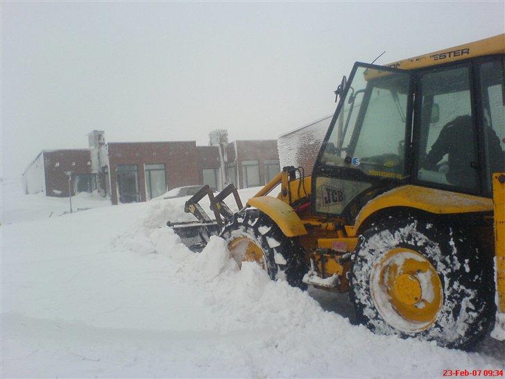 Claas og andet godt fra mit arb. - Rendegraver kom man også ud at lege med. JCB 4CX 4x4x4 billede 17