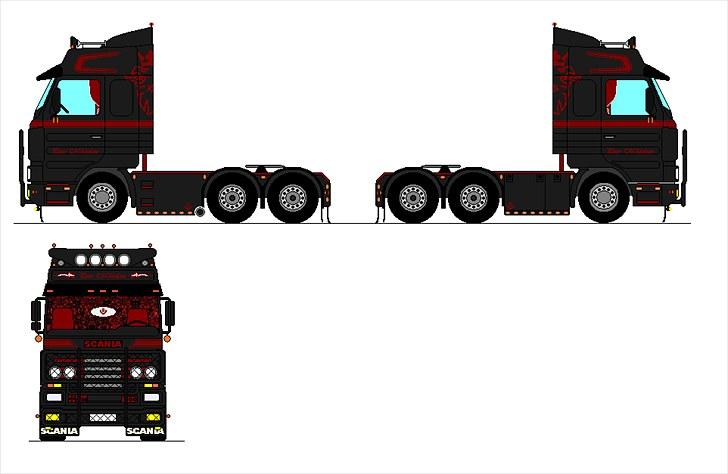 Paint tegninger af lastbiler billede 68