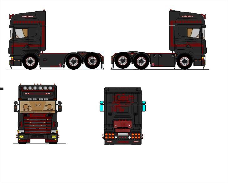 Paint tegninger af lastbiler billede 69