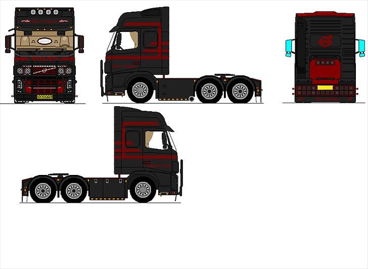 Paint tegninger af lastbiler billede 72